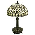 Tiffany-style White Jewel Lamp