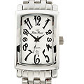 Lucien Piccard Rectangular Stainless Steel Watch