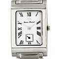 Lucien Piccard Unisex White Dial Steel Watch