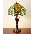 Tiffany-style Chocolate Table Lamp