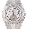 Seiko Men's Kinetic Chronograph White Dial Watch