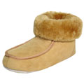 Sheepskin High-top Travel Slippers