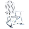 Carolina Folding White Rocking Chair
