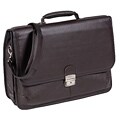 Landor & Hawa Double-gusset Black Leather Briefcase