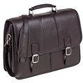 Landor & Hawa Double-gusset Black Leather Briefcase