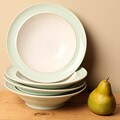 Denby 'Pure Green' 4-piece Soup Bowl Set