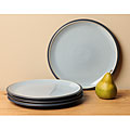 Denby 'Blue Jetty' Cornflower/ Navy Dinner Plates (Set of 4)