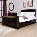 Victoria Queen Leather Bed