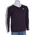 Adidas Mens 3 Star V Long Sleeve Tee Shirt