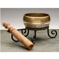Singing Bowl with Stick & Stand (Nepal)