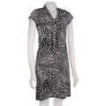 DKNY Women's Short-sleeve Dotted Dress