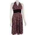 Evan Picone Black/ Pink Marilyn Dress