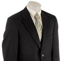 Tommy Hilfiger Men's Black Wool Suit