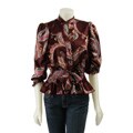 Simply Irresistible Women's 3/4-sleeve Paisley Top