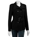 Last Kiss Women's Two-button Swing Wool Coat