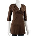 Simply Irresistible Women's V-neck Shirred Top