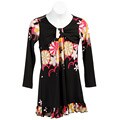 Hype Children's Long-sleeve Flower Pattern Top