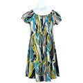 Hype Girl's Wavy Echo Multicolor Dress