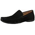 Steve Madden Men's 'Tryall' Balck Suede Slip-on Loafers