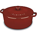 Cuisinart Chef's Classic Red 7-quart Cast Iron Pot and Lid