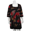 Tiana B. Women's Plus Size Patterned Dress