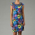 AA Studios Women's Ruffle-neck Jersey Knit Dress
