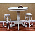 Village Tavern Antique White Bar Table