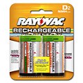 Rayovac NiMH 2900 mAh Size D Rechargeable Batteries (Three Packs of 2)