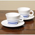 Terence Conran Chophouse 8-piece Espresso Cup and Saucer Set