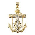 14k Gold Mariner's Cross