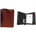Zippered Leather Binder