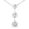 14k White Gold 1/2ct Round Diamond Pendant