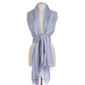 Himalaya Trading Co. Sky Blue Pashmina & Silk Shawl