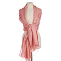 Himalaya Trading Co. Pink Pashmina & Silk Scarf