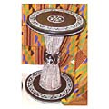 Handcarved African Faces Table (Ghana)
