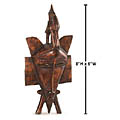 Sonu Bird Carved Wood Mask (Ghana)