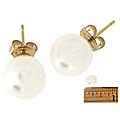 14k Cultured Akoya Pearl Earrings (8.5-9mm)
