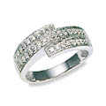 14k White Gold 1/6ct TDW Diamond Ring