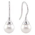 Platinum Cultured Akoya Pearl Earrings (7-8mm)