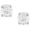 14k Gold 1/4ct TDW Round Diamond Stud Earrings (I-J/ I2-I3)