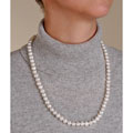 14k Cultured Freshwater Pearl Strand (7.5-8mm/24in)