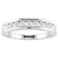 14k White Gold 1/2ct Round Diamond Anniversary Band (H-I-J/ I1-I2)