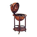 Compact Italian Olde World Globe Bar