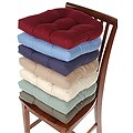 Brushed Twill No-Slip Chair Pad (Set of 4)