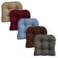 Brushed Twill Non-slip Chair Pads (Set of 4)
