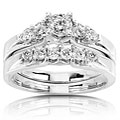 14k Gold 3/4ct TDW Round Diamond Bridal Rings Set (H-I, SI2-I1)