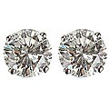 14k Gold 1ct TDW Round Diamond Stud Earrings (G-H, SI-I1)