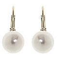 14k Gold Diamond Cultured Pearl Earrings (Case of 6)