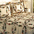 Antique Wedding Ring Quilt Set