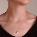 14k Gold Cultured Akoya Pearl Necklace (8-8.5 mm)